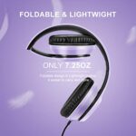 LORELEI X8 Over-Ear Wired Headphones with Microphone with 1.45m-Tangle-Free - Image 4