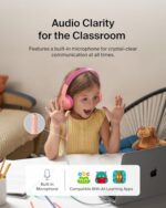 Belkin SoundForm Mini Kids Wired Headphones w/USB C to 3.5mm Dongle - Image 4