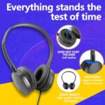 USB Type C Headphones Bulk for Kids Classroom School 10 Pack,Wired - Image 4