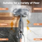 DEVOAC VM6 Scrubbing Steam Mop with Rotating Mop Pads, 10 in 1 Steam Mop - Image 4