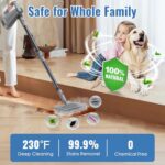 FEPPO Steam Mop & Detachable Handheld Steam Cleaner for Home and Floor Cleaning - Image 4