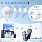 Wireless Earbuds Bluetooth 5.4 HiFi Stereo Headphones with Noise Cancelling Mic - Image 4