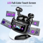 Wireless Earbuds, Bluetooth 5.4 Headphones with Multifunctional Touch Screen - Image 4