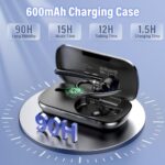 Bluetooth Headset, 90Hrs Single-Ear Headset with APTX HD Audio & Mute Button - Image 4