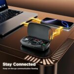 Bluetooth Headset V5.3, Wireless Headset with Dual Noise-Canceling Microphones - Image 6