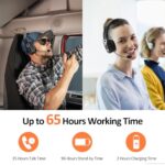 LEVN Bluetooth Headset with Microphone, Trucker Bluetooth Headset with AI Noise - Image 4