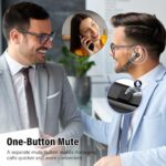 Atheewon Bluetooth Headset V5.4, Wireless Bluetooth Earpiece with Dual Mic Noise - Image 4