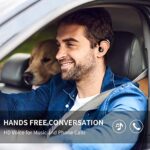 Bluetooth Headset, Wireless Earpiece V5.0 Bluetooth Earpiece Ultralight Hands - Image 4