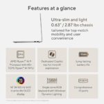 ASUS Vivobook S 14 OLED Slim Laptop, AMD Ryzen AI 9 365(10 Cores), 24GB, 1TB SSD - Image 4