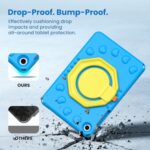 Kids Case for Samsung Galaxy Tab A9+/A11+ 11" with Pen Holder, Blue - Image 5