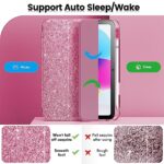INFILAND Glitter Case for iPad A16 11th/10th Generation 11/10.9 Inch - Image 5