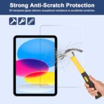 BLOSOMEET 2 Pack Screen Protector for iPad 11th A16 2025 & 10th Generation 10.9 - Image 5