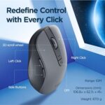 Lenovo WL310 Bluetooth Silent Mouse, Ergonomic, Adjustable DPI, Silent Clicks - Image 4