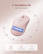 wegear USB Wireless Mouse for Laptop PC Mac, 2.4GHz Cordless Mouse with 6 - Image 5