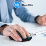 TECKNET Bluetooth Mouse, Wireless Silent 6 Buttons 2-Yr Battery, Black - Image 4