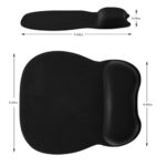 EooCoo Ergonomic Mouse Pad with Wrist Rest, Memory Foam Support Mousepad - Image 4