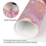 QIYI Large Mouse Pad, Cute Pink Desk Mat for Desktop - Image 4