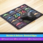 Mouse Pad with Stitched Edge, Computer Mouse Mat with Non-Slip Rubber Base - Image 4