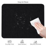 2 Pack Comfortable Stitched Edge Mouse Pad – 8.6"x7.1" Non-Slip Rubber Base - Image 5