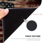 Vintage American Flag Mouse Pad - Patriotic Durability for Your Desk - Image 5