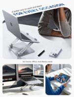Lamicall Adjustable Laptop Stand, Portable Laptop Riser - Image 5