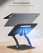 Nulaxy Fully Adjustable Laptop Stand for Desk - Image 5