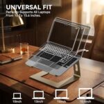 SOUNDANCE Laptop Stand, Aluminum Computer Riser - Image 5