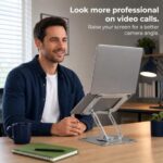 Uncaged Ergonomics Swivel Laptop Stand for Desk - Image 6