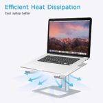 BoYata Laptop Stand, Ergonomic Aluminum Height Adjustable Computer Stand Laptop - Image 4