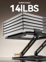 tounee Laptop Stand for Desk, Adjustable Computer Stand Holder with 360° - Image 5