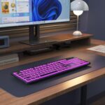 KOPJIPPOM Large Print Backlit Wireless Keyboard - Image 5