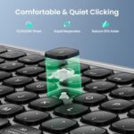 TECKNET Wireless Keyboard, Rechargeable Bluetooth Keyboard - Image 5