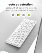 Macally Wireless Bluetooth Keyboard for Mac - Premium Multi Device Connectivity - Image 5