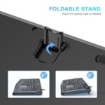 OMOTON Large Print Backlit Keyboard with Dual USB C and USB A Interface - Image 5