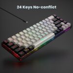 GEODMAER 65% Gaming Keyboard, Wired Backlit Mini Keyboard - Image 5
