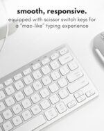 Macally USB C Wired Keyboard for Mac (USB C + USB A) – Compatible Keyboard for - Image 3