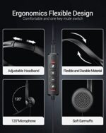FEABASK USB Headset with Microphone for PC Laptop - Wired Computer Headphones - Image 5