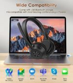 Wireless Headset with Mic for Work, Bluetooth Headset with Noise Cancelling - Image 5