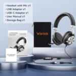Wantek Headset wtih Mic, USB Headset with Microphone for PC - Image 5