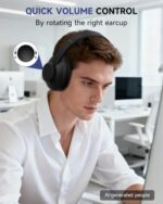 AOC USB Headset with Microphone for PC, Over-Ear Wired Headphones with Mic - Image 5