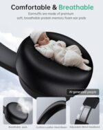AOC Wireless Headset with Mic for Work with AI Noise Cancelling Mic for Clear - Image 5