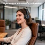 Wireless Headset with Mic for Work, Bluetooth 6.0 Headset with Microphone for PC - Image 5