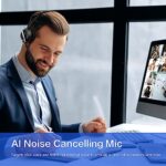Bluetooth Headset, Wireless Headset with Microphone for PC - Image 5