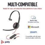 Poly Blackwire 3210 Wired Headset, Noise-Canceling Mic, Single-Ear Design - Image 5