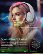 WESEARY Wireless Gaming Headset with Mic for Ps5, Ps4, PC - Image 5