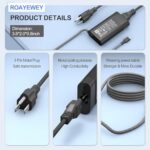 ROAYEWEY New Slim 65W USB C Charger Compatible with HP Spectre X360 14 2 in 1 - Image 6