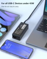 45W USB-C Charger Compatible with HP Chromebook and More Laptop - Image 5