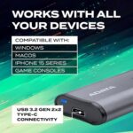 ADATA SE880 - 1 TB Portable External SSD - Secure & Fast Data Transmission - Image 5