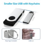 ABLAZE 8GB Flash Drive 10 Pack, Metal USB 2.0 Thumb Drives with Keychains USB - Image 5