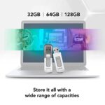 Lexar 32GB 3-Pack JumpDrive V100 USB 3.2 Gen 1 Flash Drive for Storage Expansion - Image 5